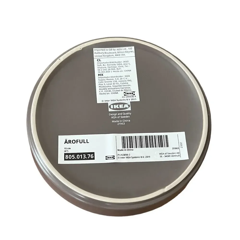 IKEA AROFULL Dark Gray Candle Dish 6